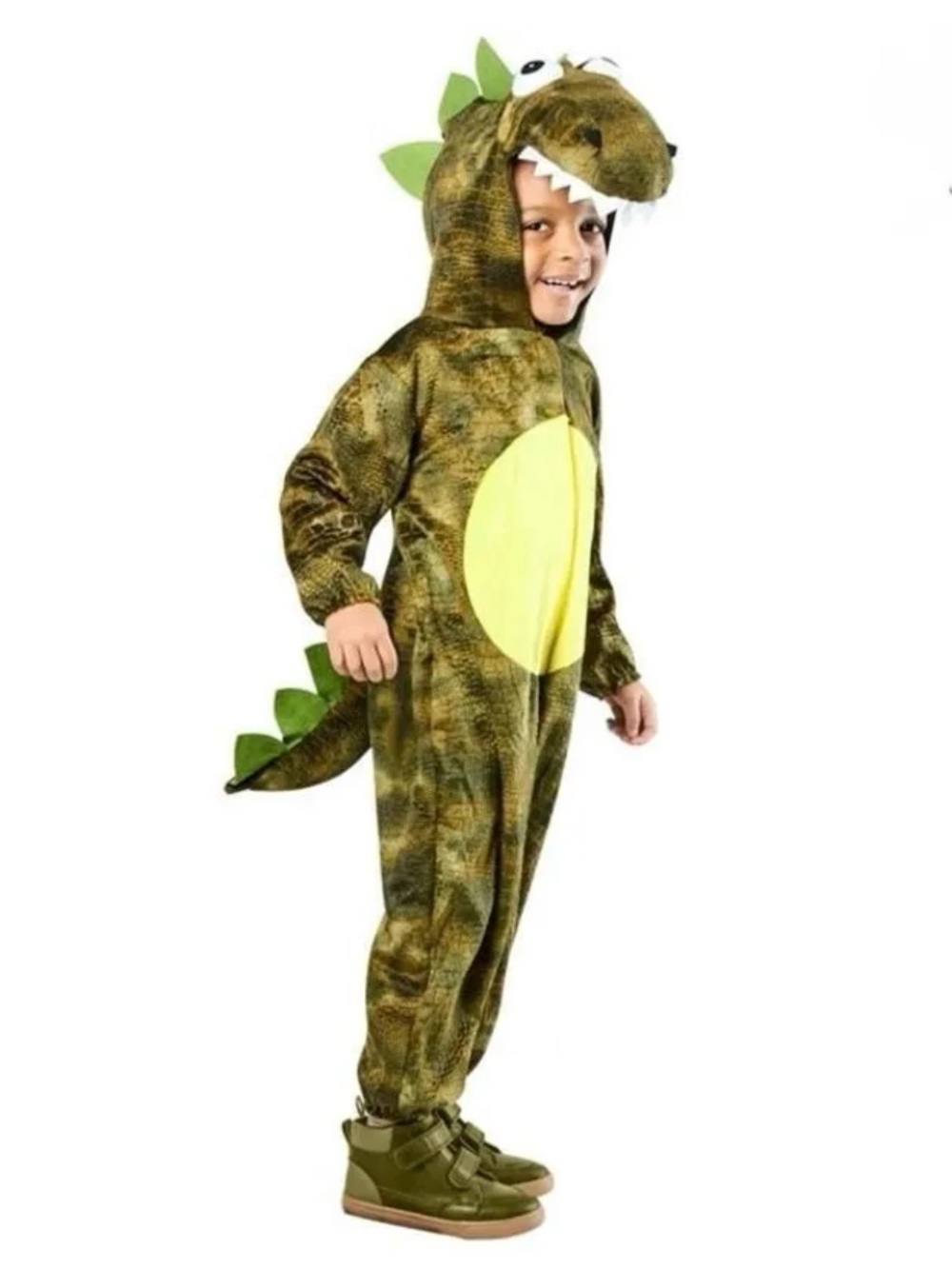 Roaring Rex Dinosaur Green Kids Costume Sz 2T